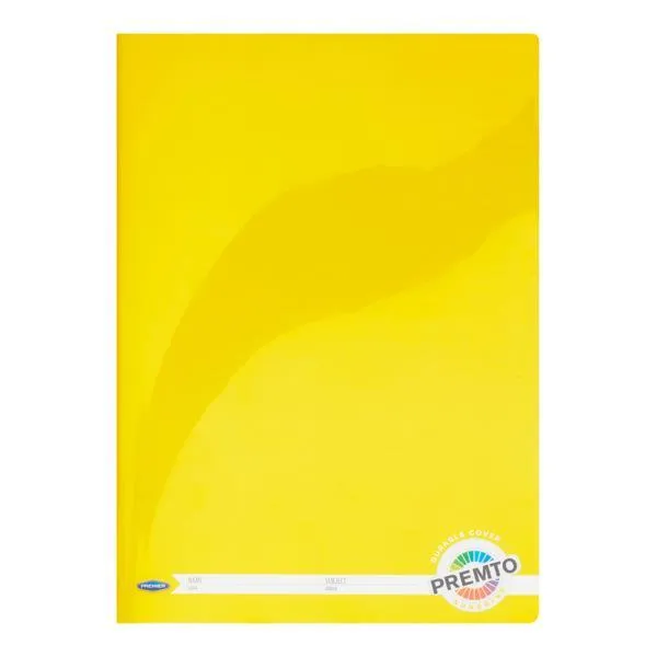 ■ Premto A4 Durable Cover 120 page Manuscript Book - Sunshine