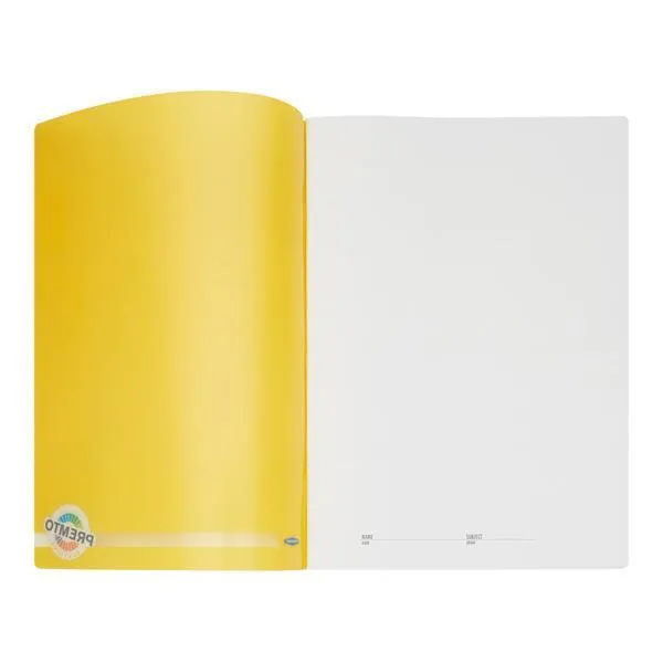 ■ Premto A4 Durable Cover 120 page Manuscript Book - Sunshine