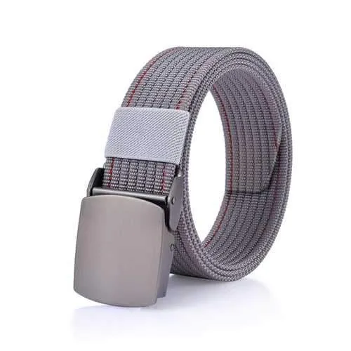 125CM Men Nylon Alloy Buckle Belt Military Tactical Durable Outdoor Sport Pants Strip