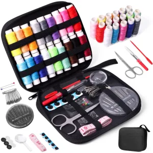 130-Piece Professional Sewing Kit with Case