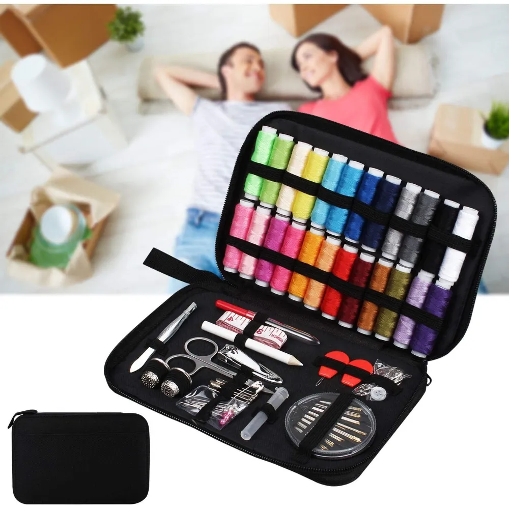 130-Piece Professional Sewing Kit with Case