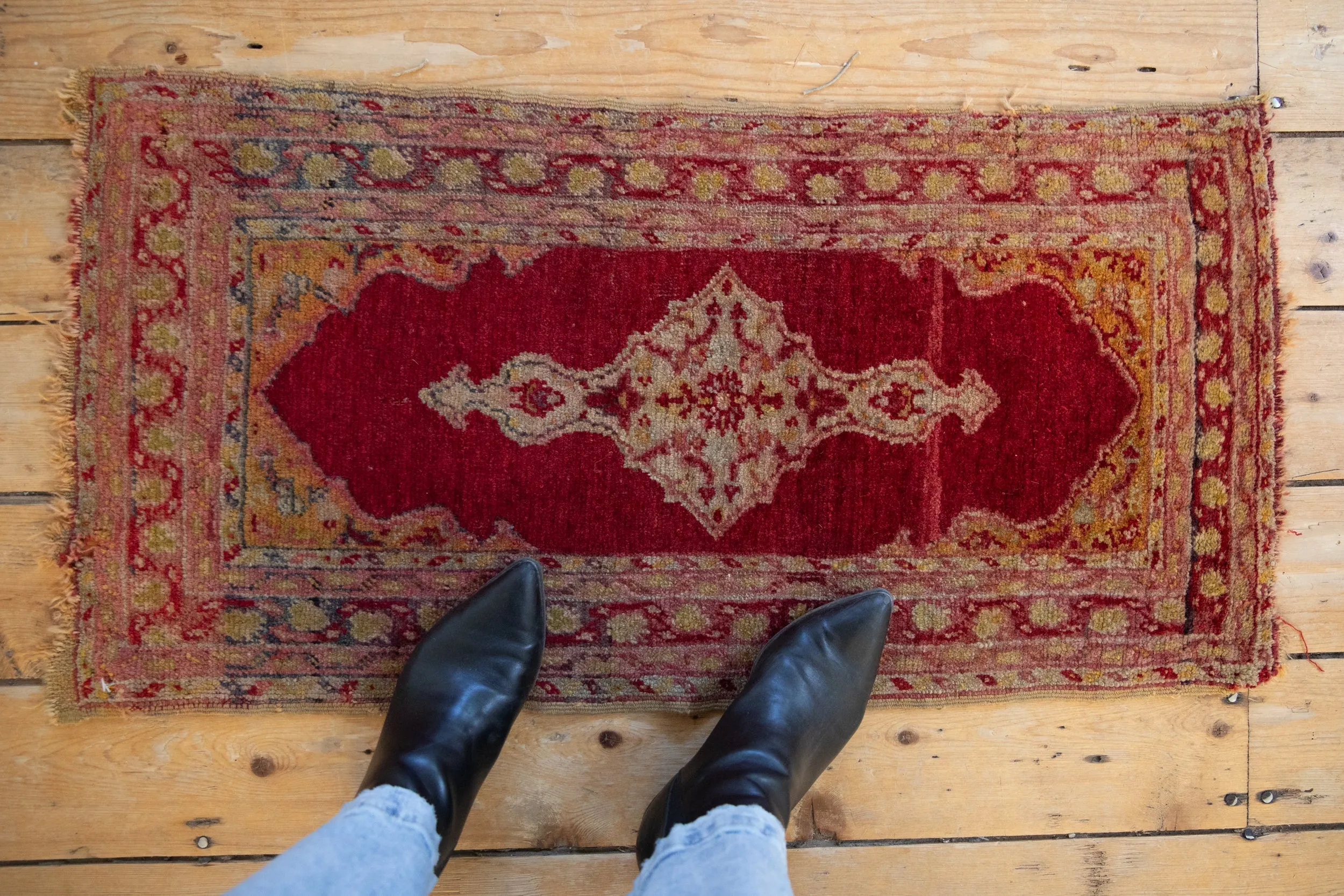 1.5x3 Vintage Anatolian Rug Mat