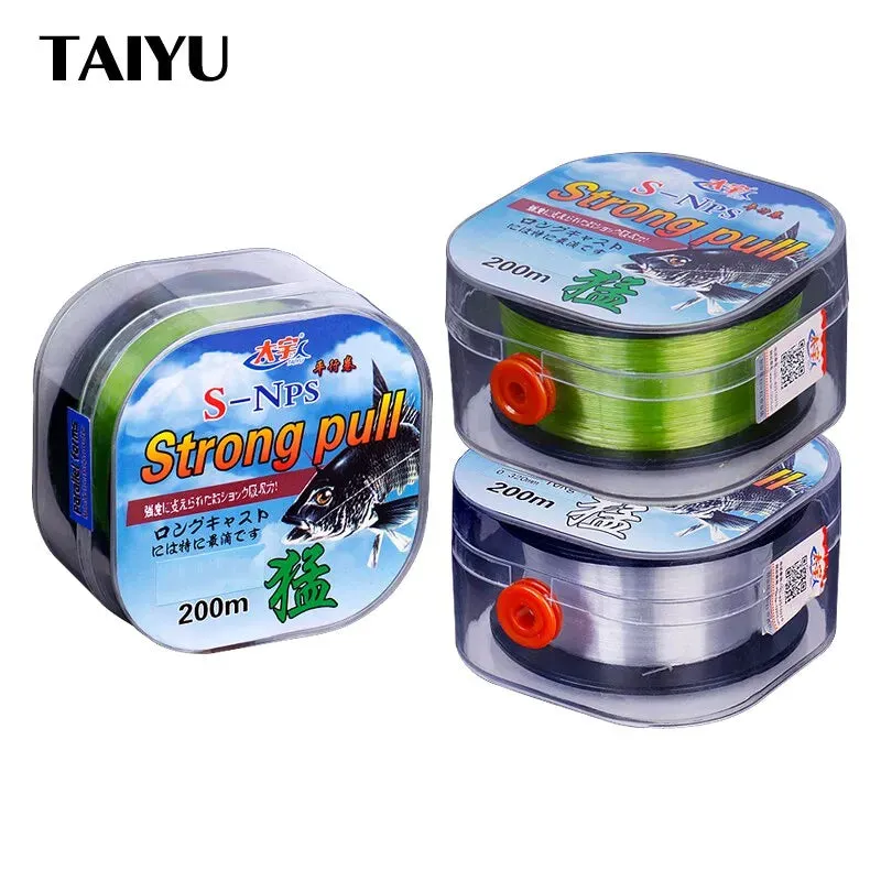 200M Strong Fishing Line Japan Durable Monofilament Nylon 2-33LB