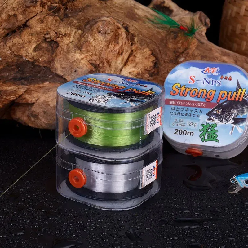 200M Strong Fishing Line Japan Durable Monofilament Nylon 2-33LB