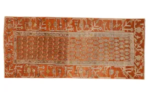 2.5x6 Antique Fine Distressed Hamadan Rug Runner