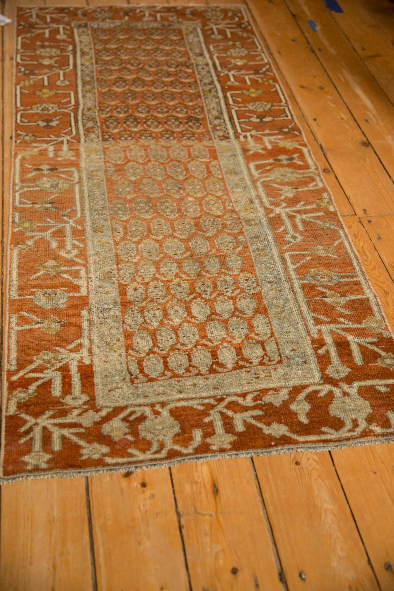 2.5x6 Antique Fine Distressed Hamadan Rug Runner