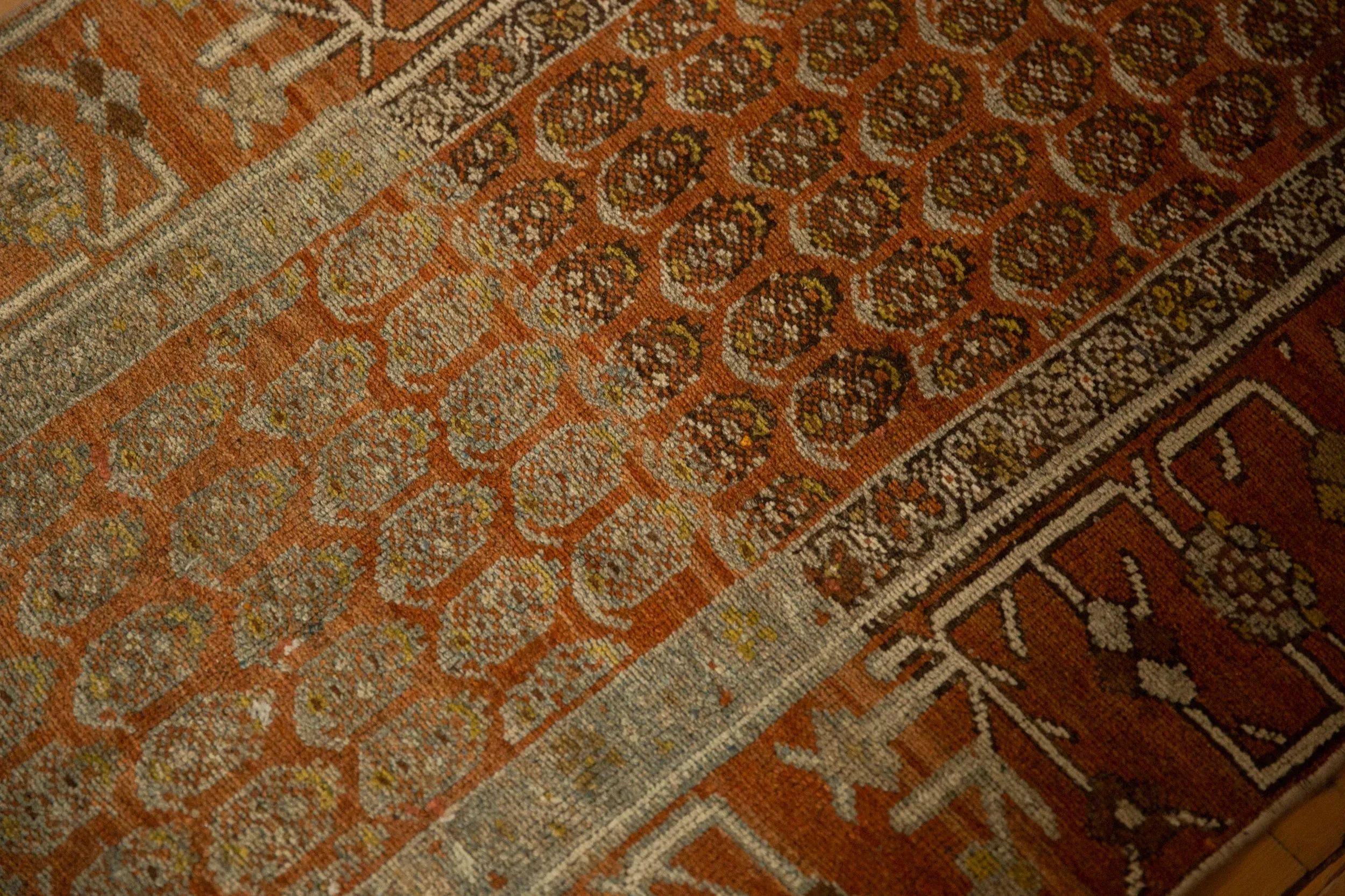 2.5x6 Antique Fine Distressed Hamadan Rug Runner