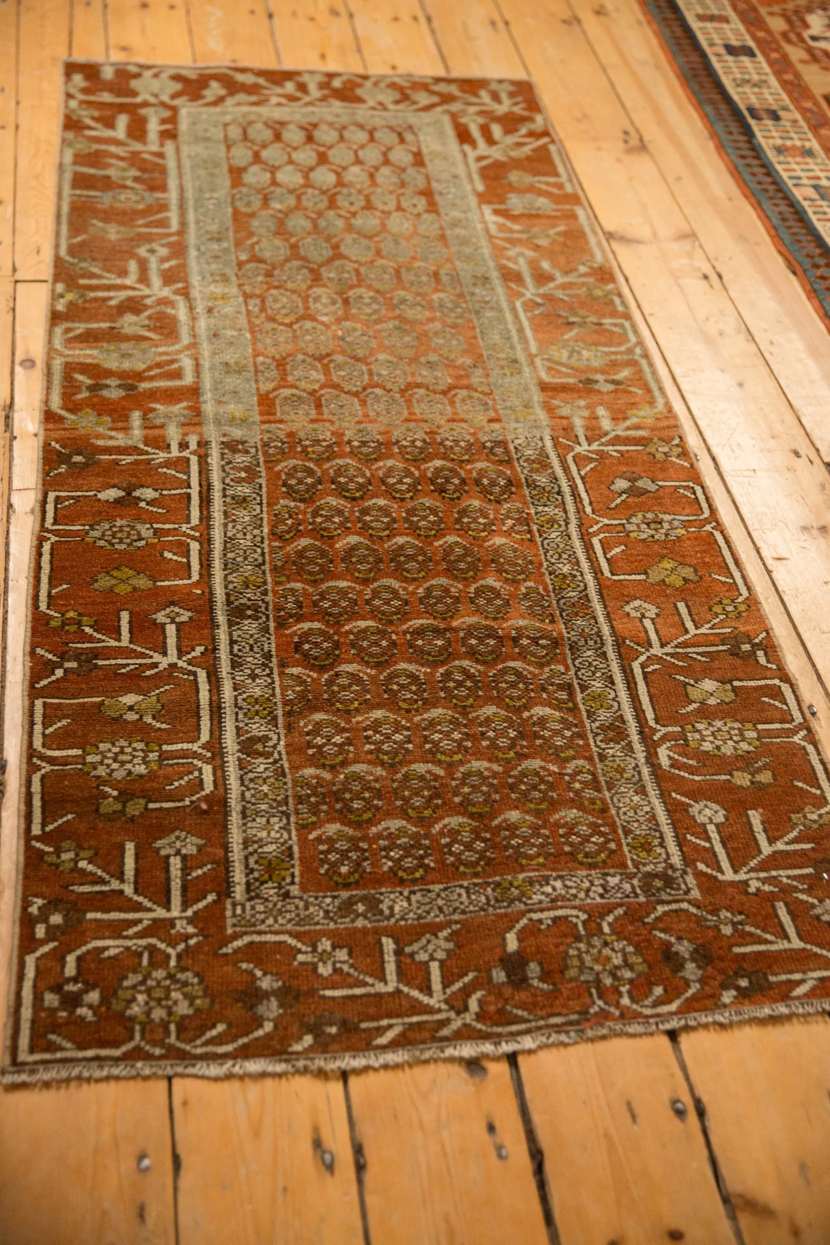 2.5x6 Antique Fine Distressed Hamadan Rug Runner