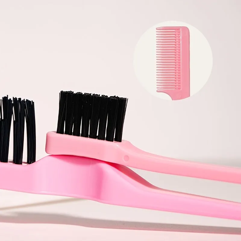 3-Piece Hair Styling Comb Set (Pink)