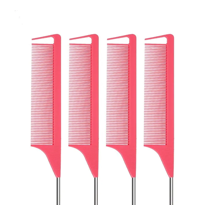3-Piece Hair Styling Comb Set (Pink)