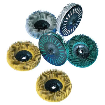 3M™ Scotch-Brite Bristle Discs, 4 1/2 in, 80, 12,000 rpm, Yellow, 048011-24242