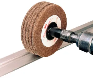 3M™ Scotch-Brite Buffing Discs, 3 in, 10,000 rpm, Aluminum Oxide, Tan, 048011-14593