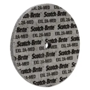 3M™ Scotch-Brite EXL Unitized Deburring Wheel, 6 X 1/2, Medium, Aluminum Oxide, 048011-15534