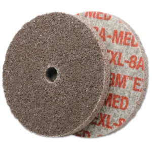 3M™ Scotch-Brite EXL Unitized Deburring Wheel, 8A, 3X3/8, Medium, Aluminum Oxide, 048011-14753
