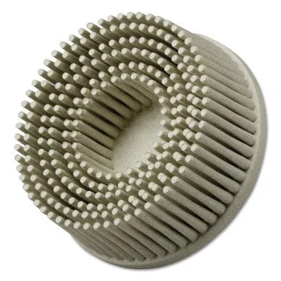 3M™ Scotch-Brite Roloc Bristle Discs, 3 in, 120, 15,000 rpm, White, 048011-18737