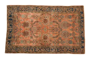 4x6.5 Antique Mohajeran Sarouk Rug