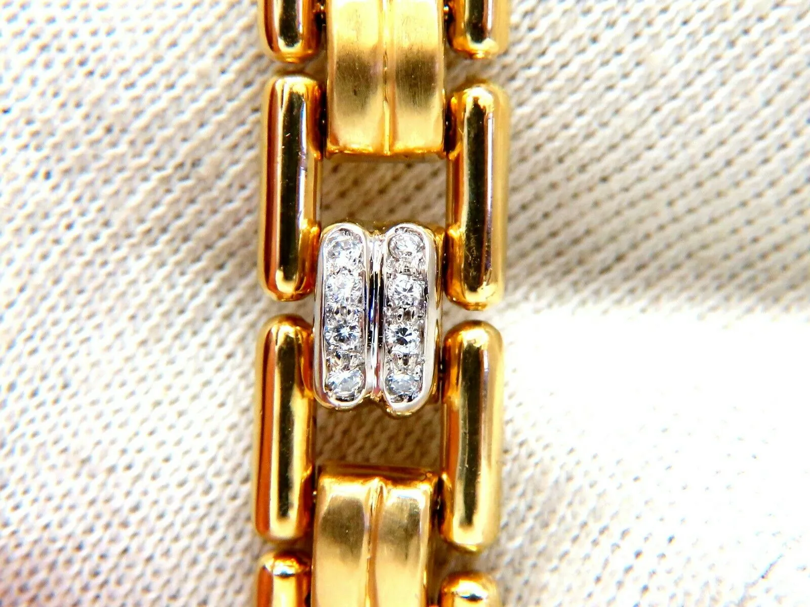 .80ct Natural Masculine Mod Durable Hinged Bracelet 14 Karat