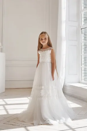 AB041 Boho Chic Communion Dress