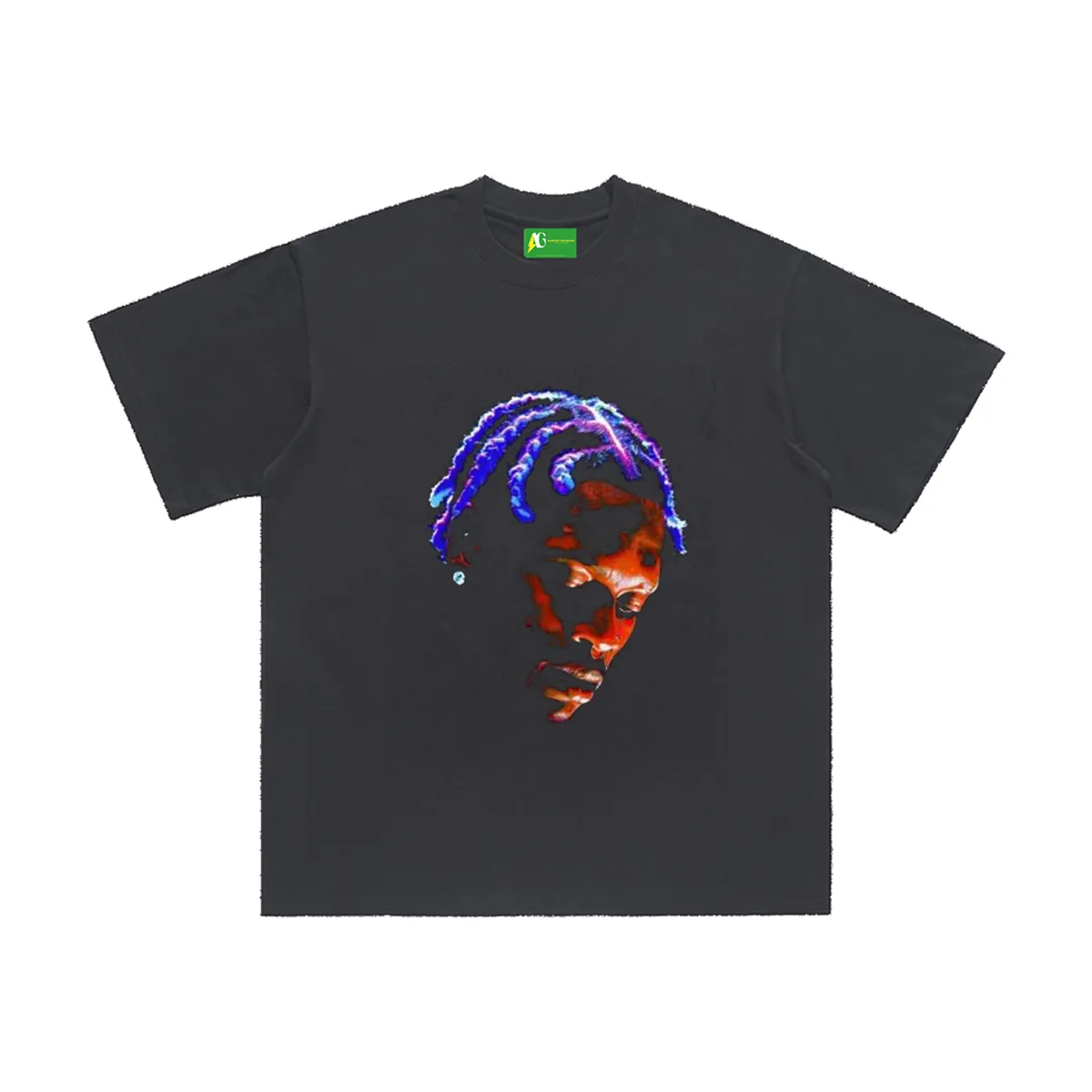 AG American Street Trend Stylish Hairstyle T-Shirt