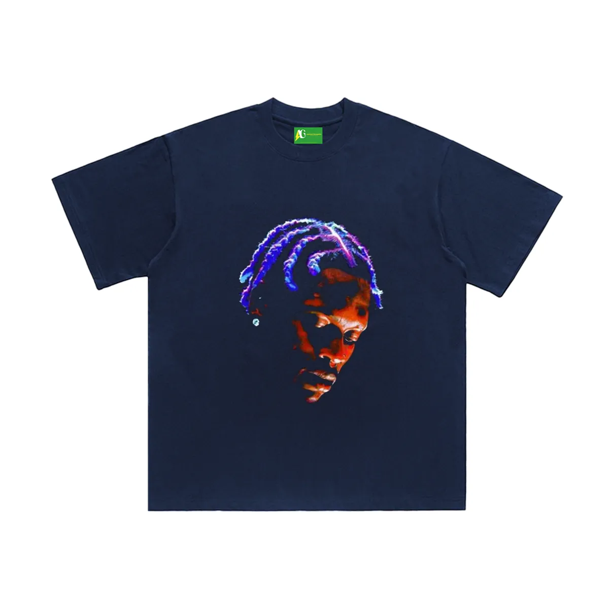 AG American Street Trend Stylish Hairstyle T-Shirt