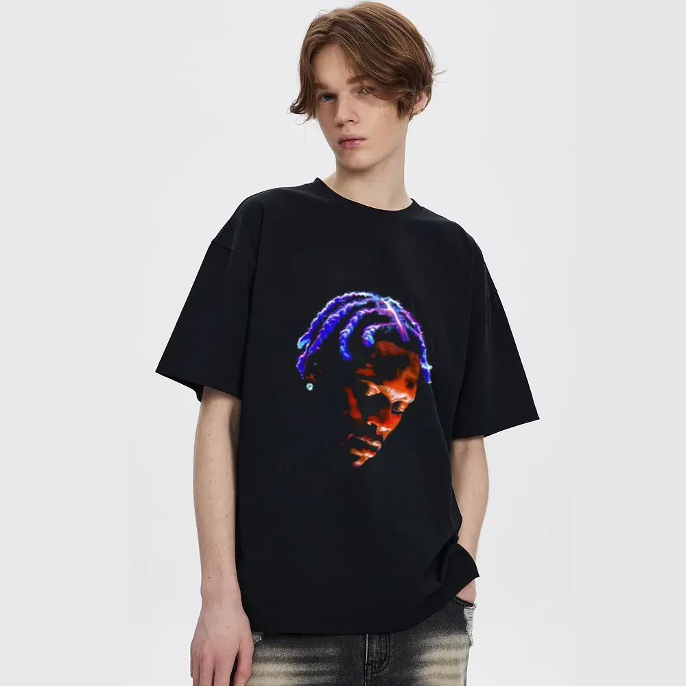 AG American Street Trend Stylish Hairstyle T-Shirt