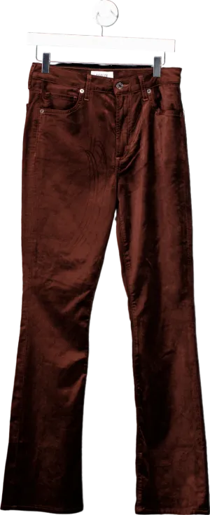 AGOLDE Chocolate Milk Nico Boot High Rise Boot Jeans UK W26