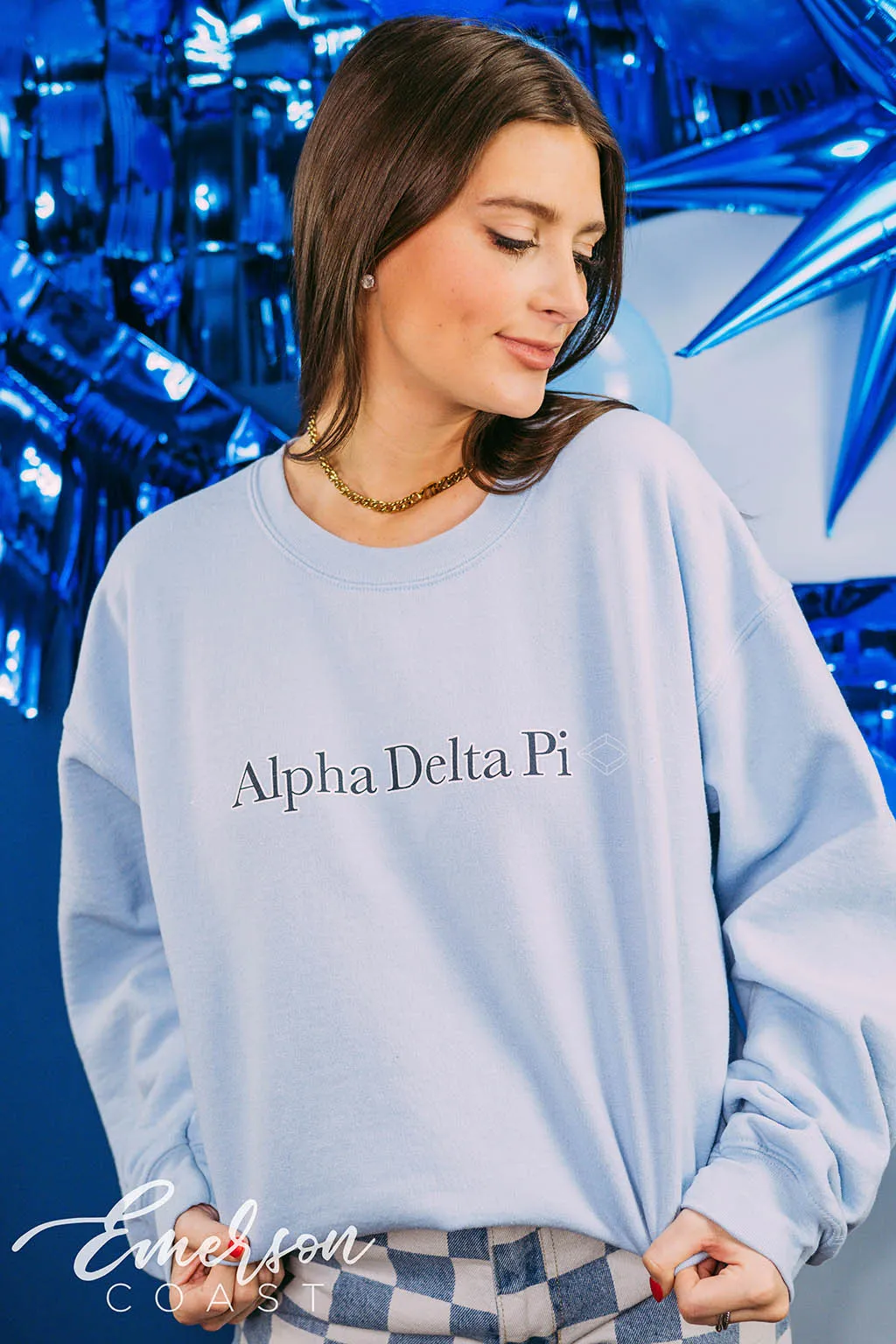 Alpha Delta Pi PR Simple Crewneck