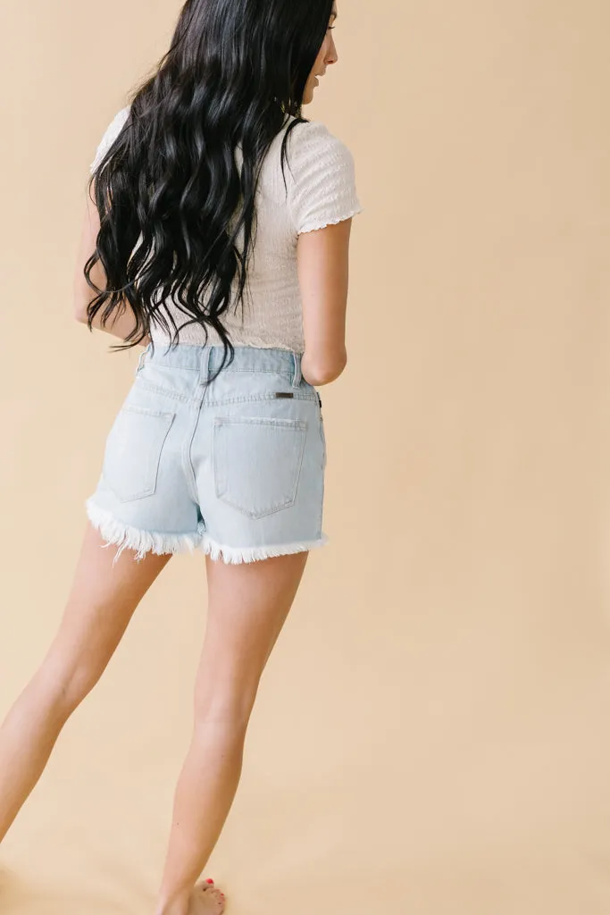Always Yours Kancan Shorts // Light Wash
