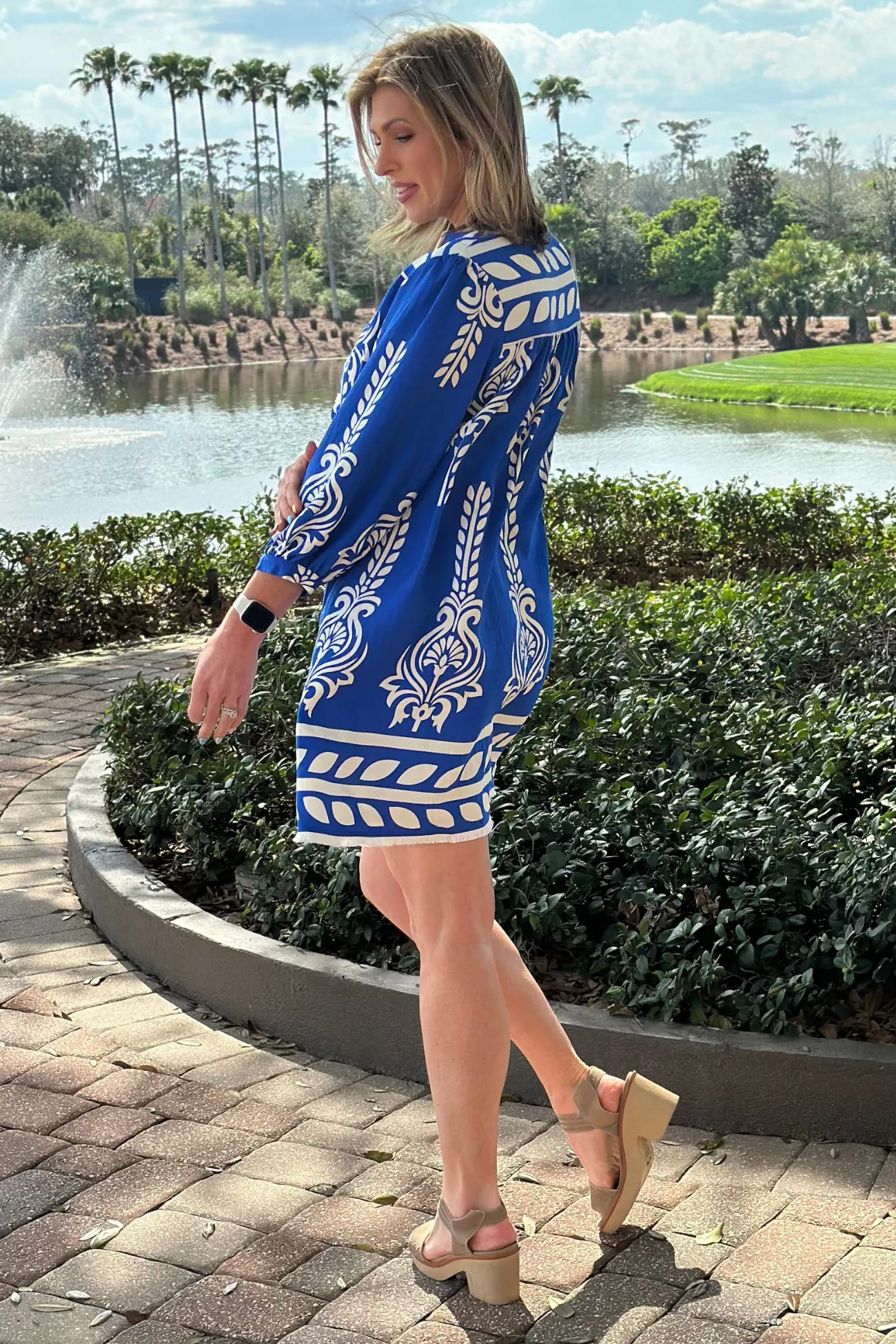 Azure Coast Tunic Dress