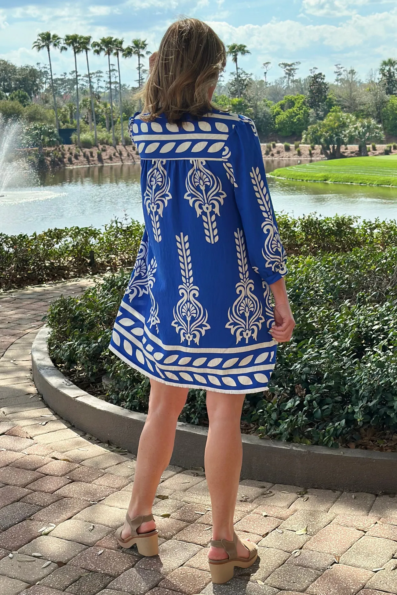 Azure Coast Tunic Dress