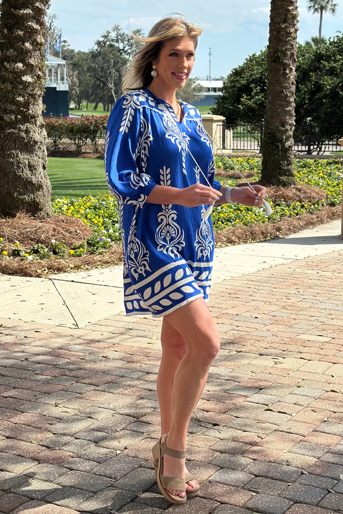Azure Coast Tunic Dress
