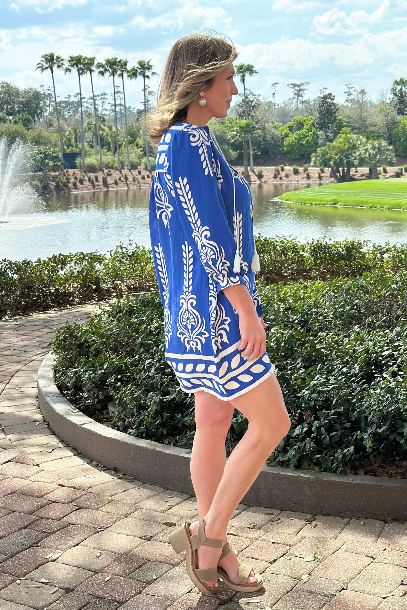 Azure Coast Tunic Dress