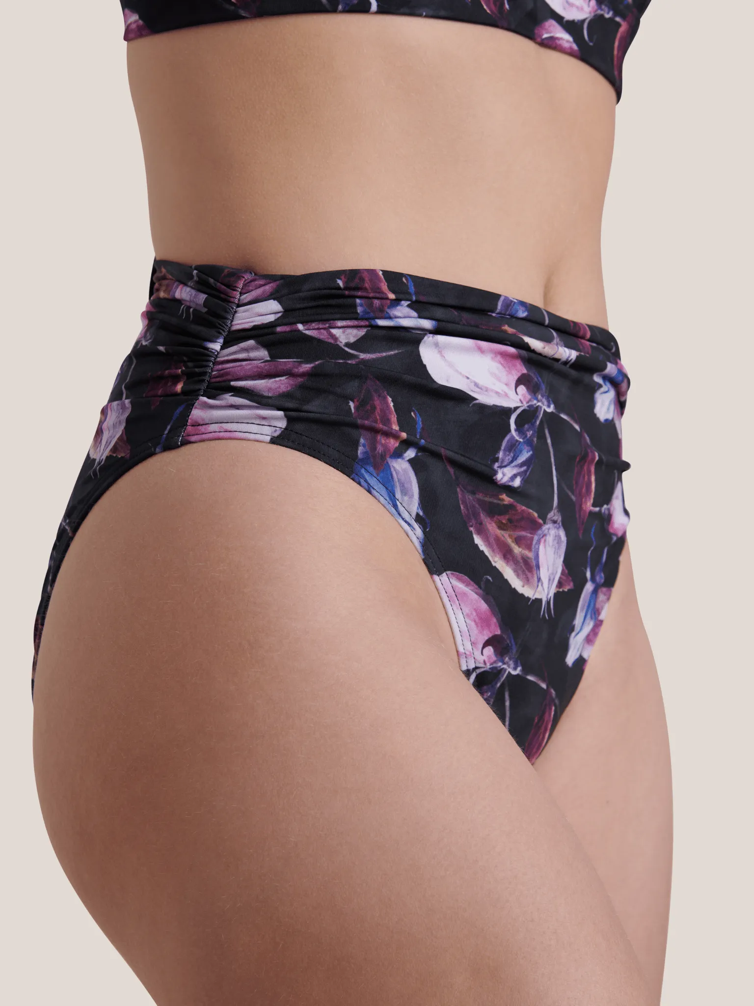 Bas de Bikini Plissée Wave - Rosebud