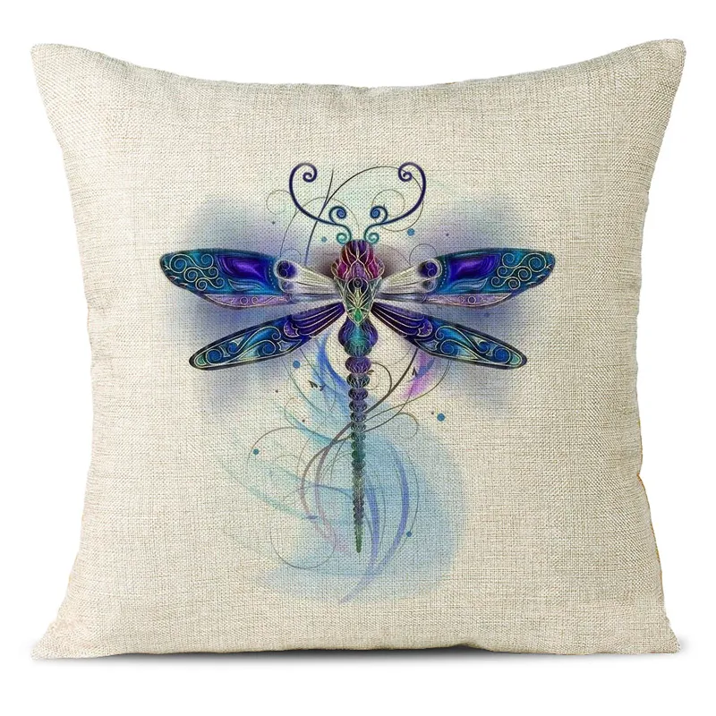 Beautiful Butterfly Linen Pillowcase