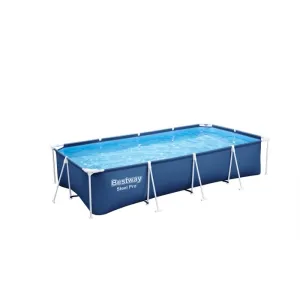 Bestway 13'1" X 6'11" X 32"/4.00M X 2.11M X 81CM Pool Set (Contents:Pool, Filter Pump(220-240V), Compatible with Cartridge 58093(I)220-240V)