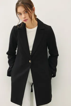 Black Long Sleeve Coat