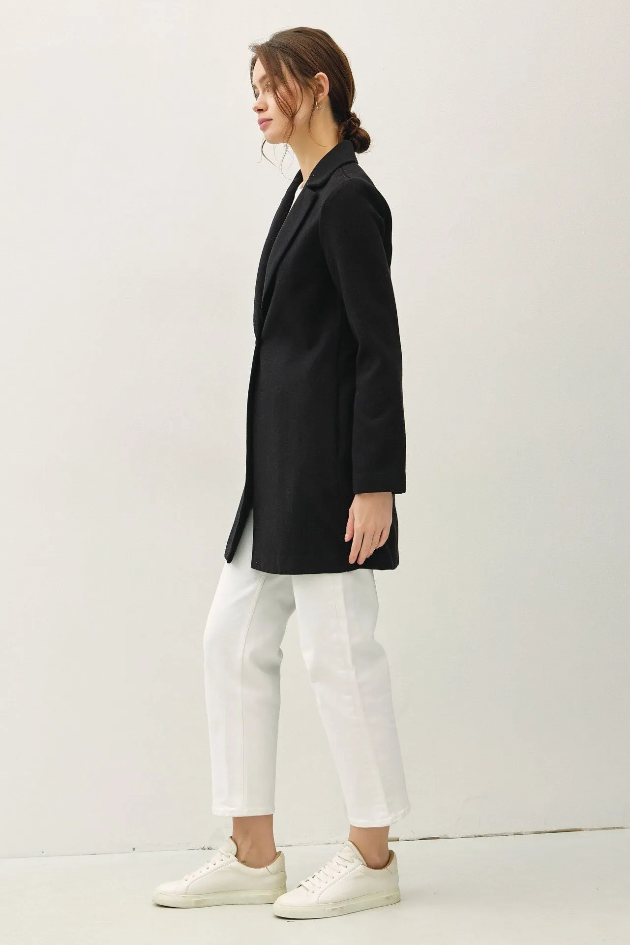 Black Long Sleeve Coat