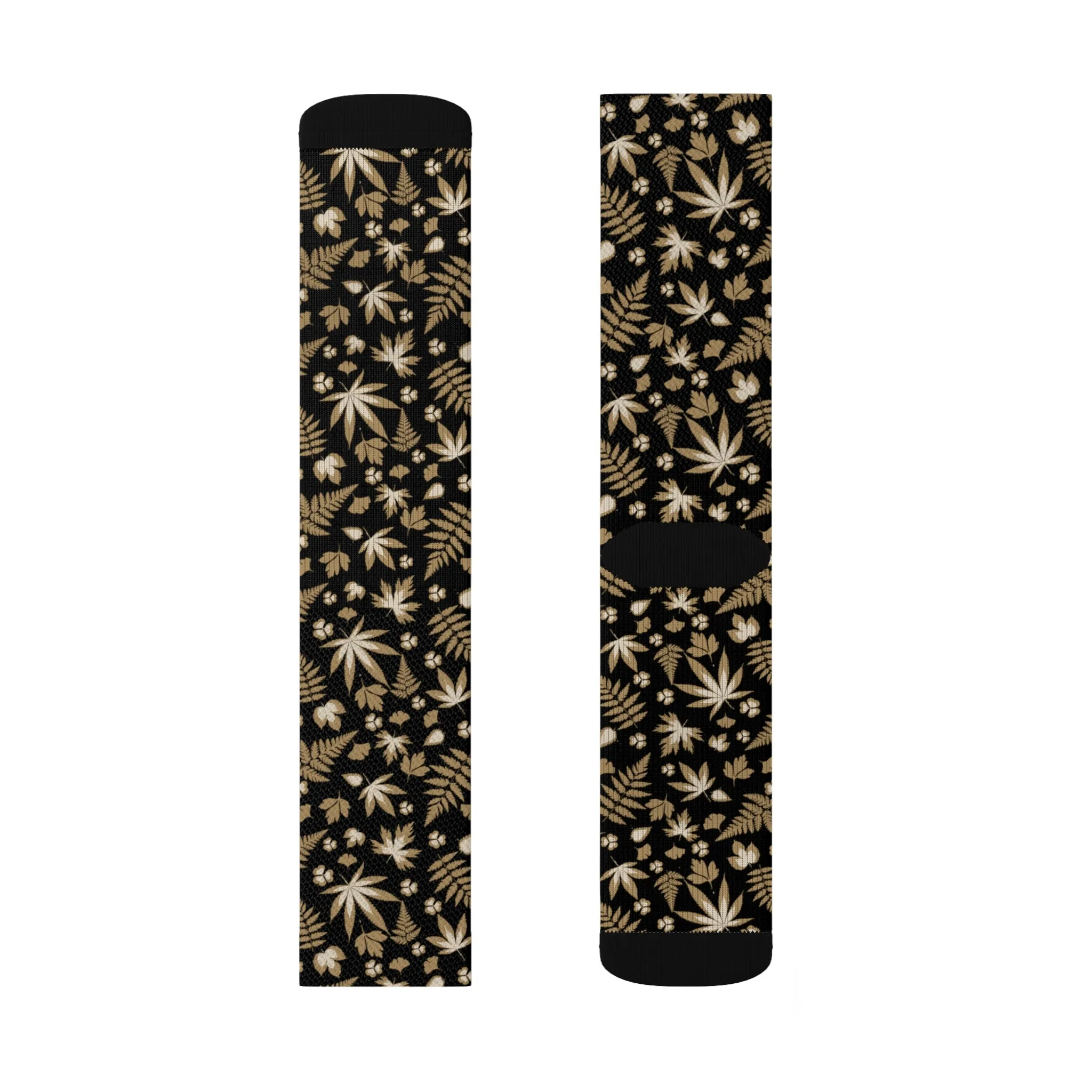 Black Weed Socks