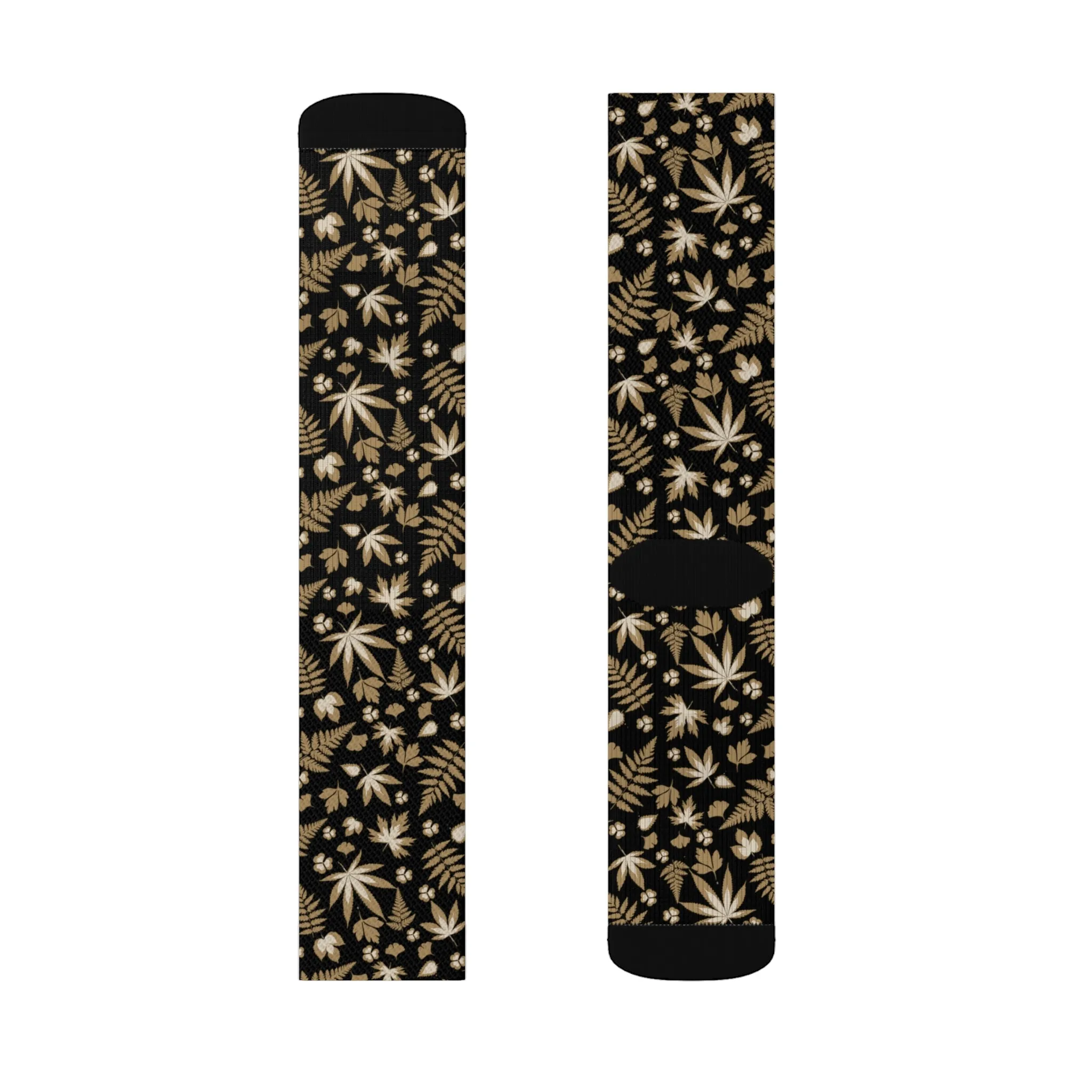 Black Weed Socks