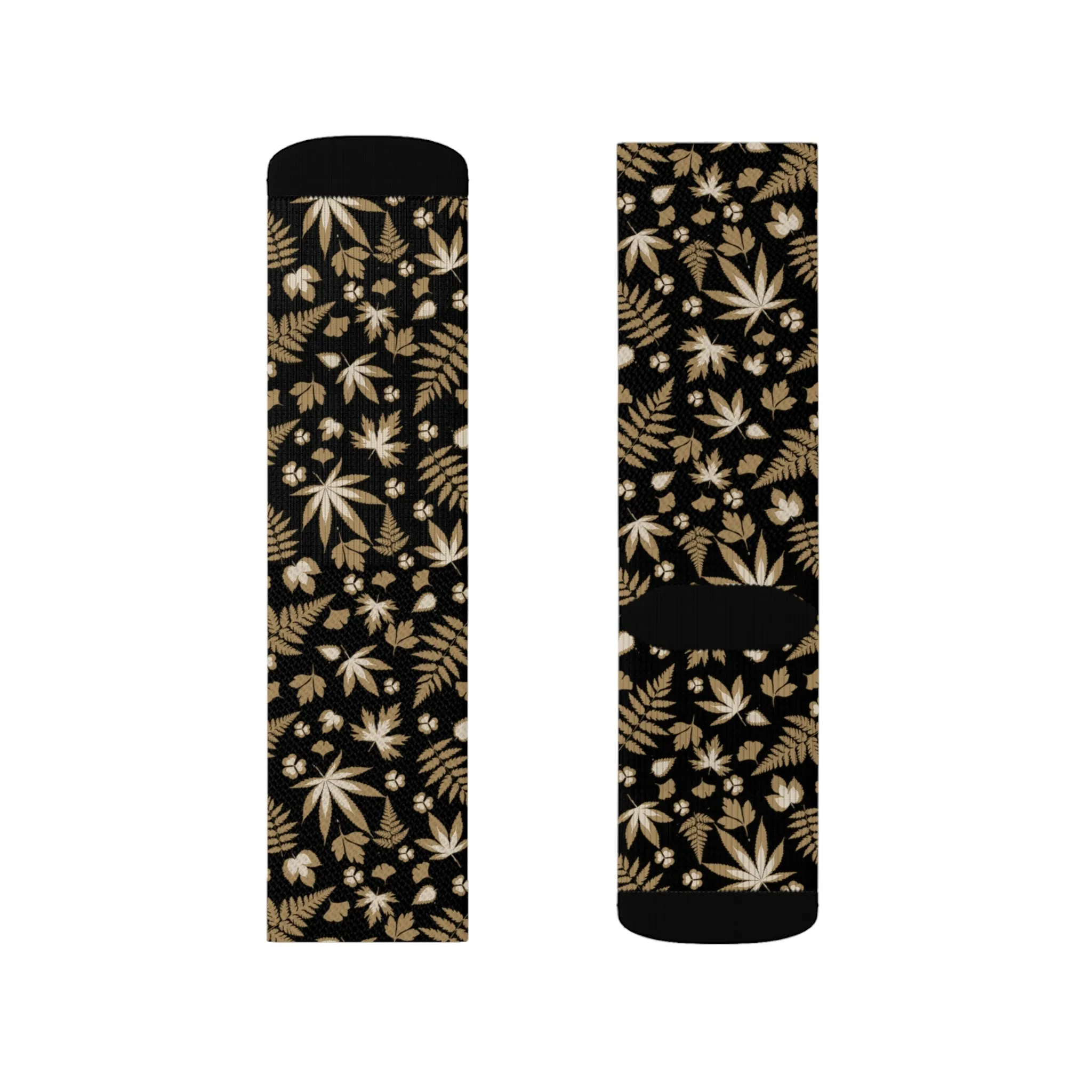 Black Weed Socks