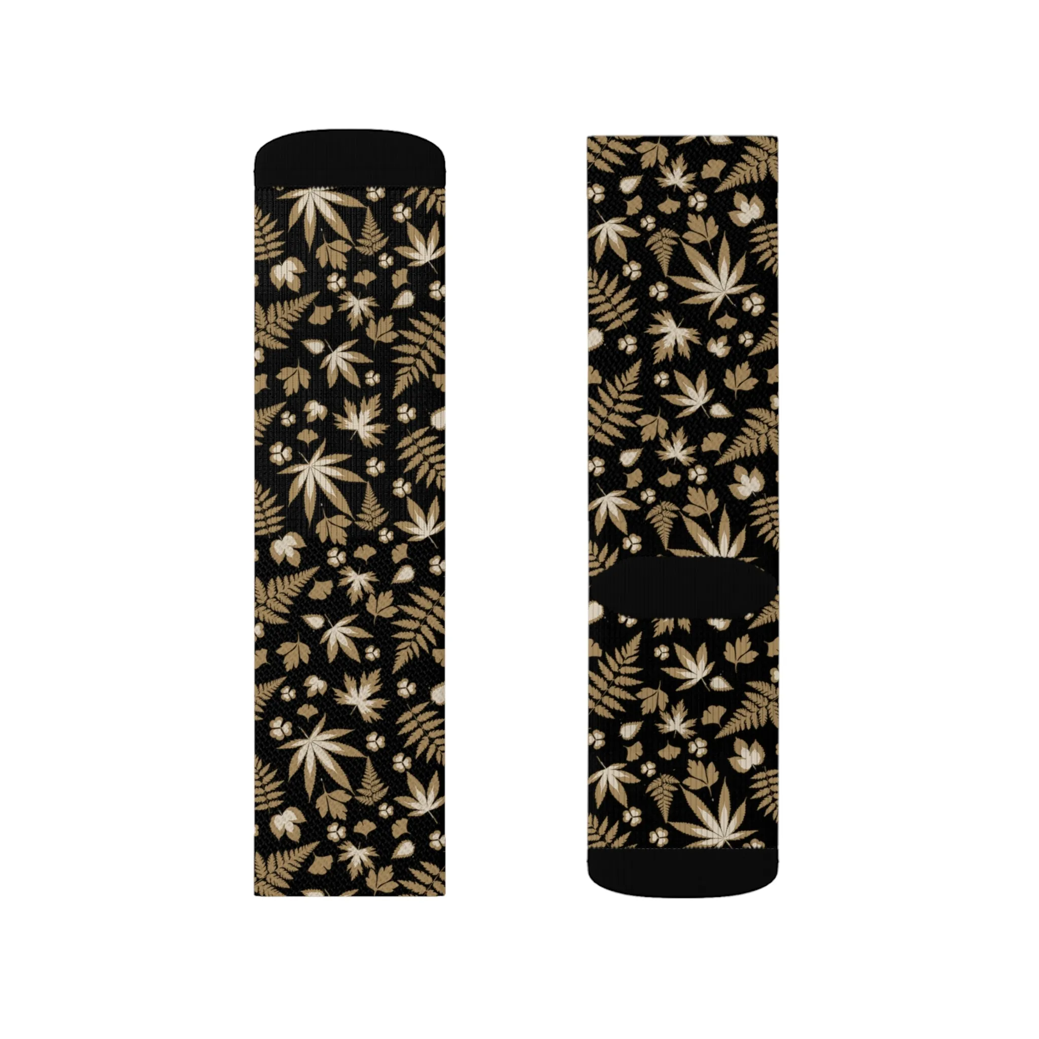 Black Weed Socks