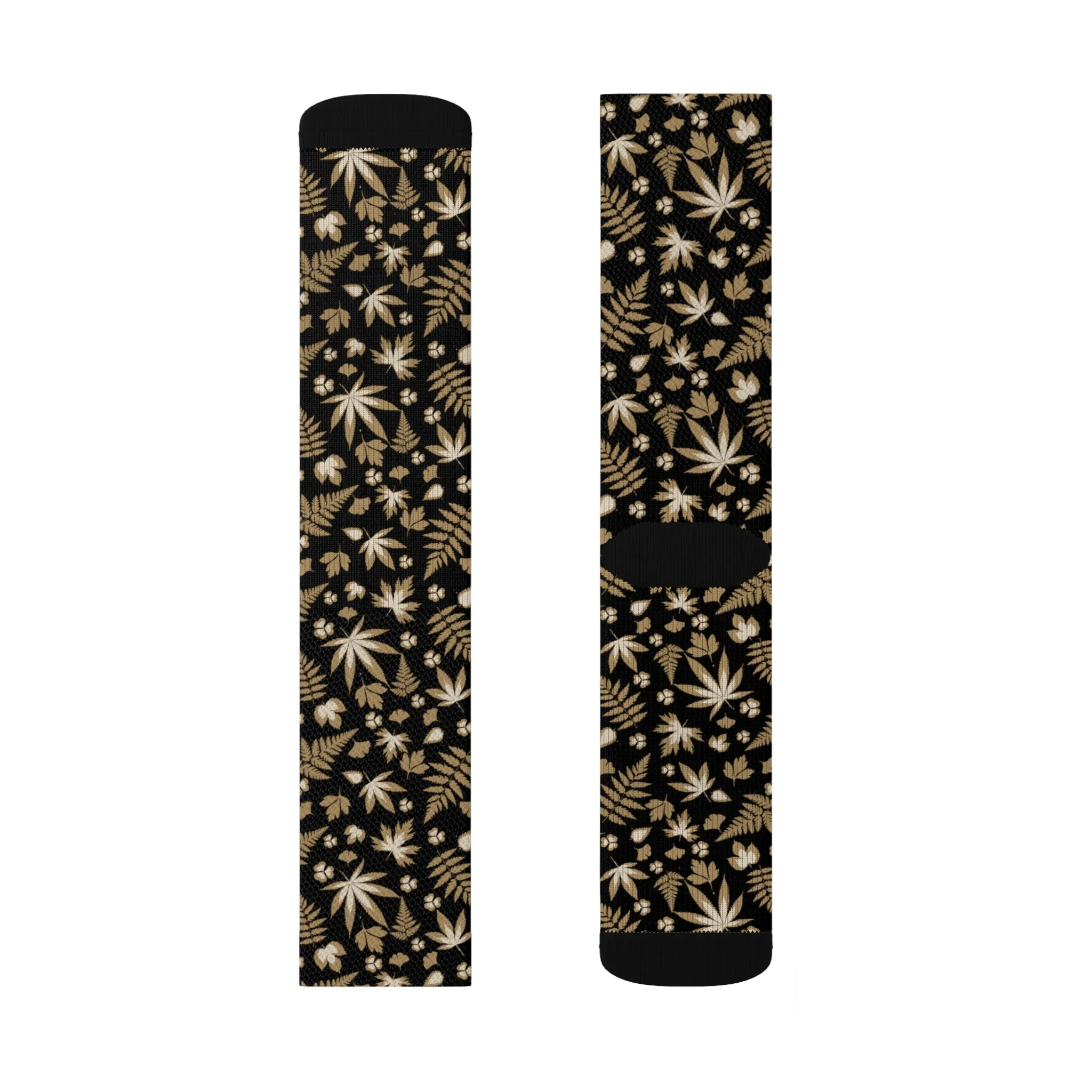 Black Weed Socks