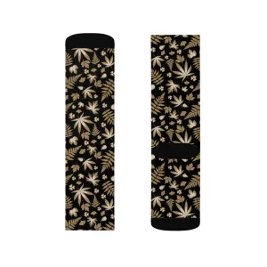 Black Weed Socks