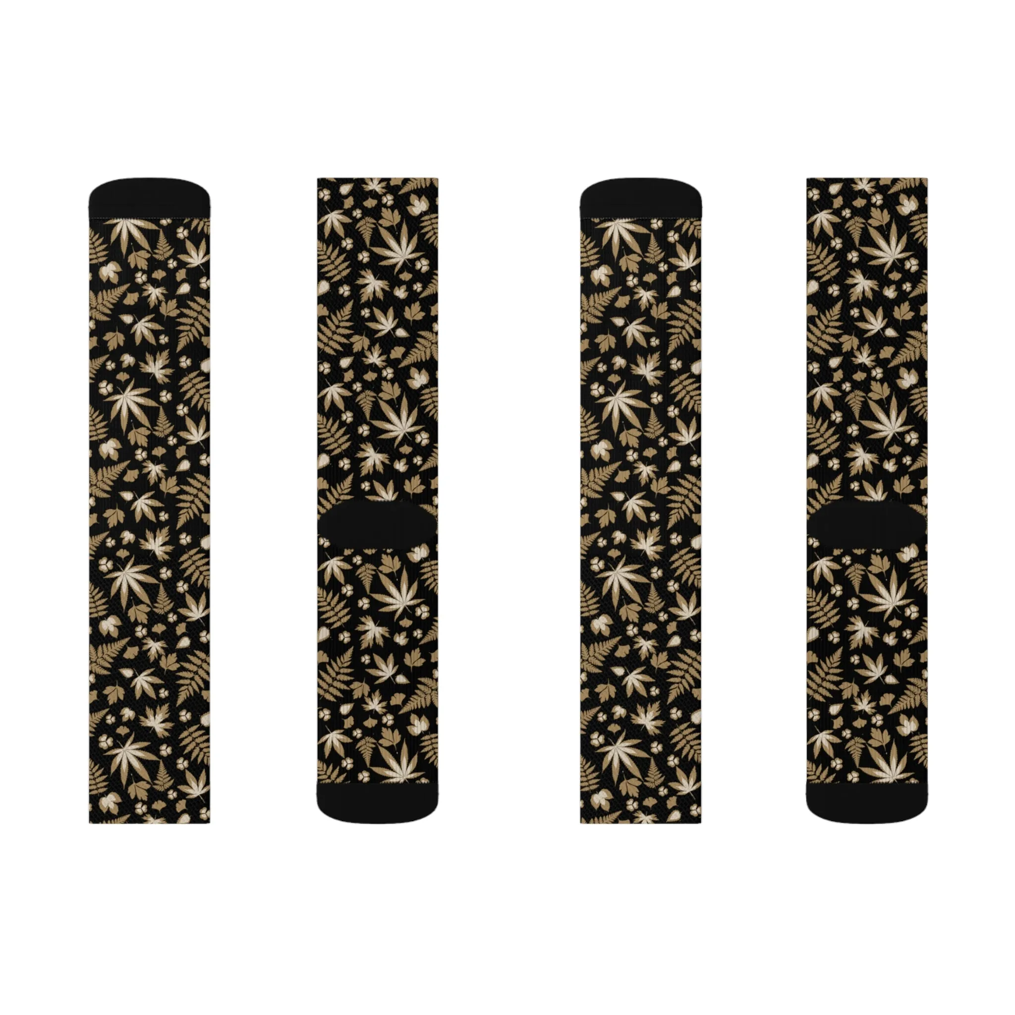 Black Weed Socks