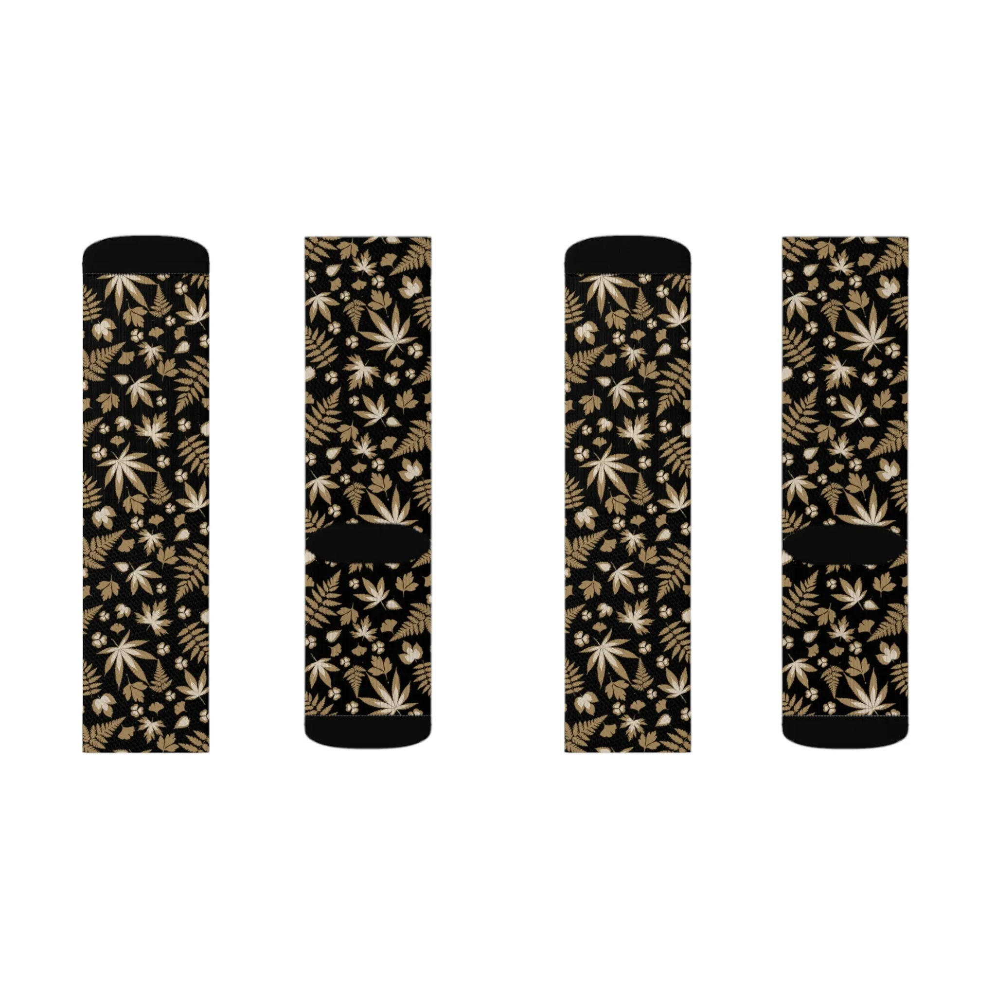 Black Weed Socks