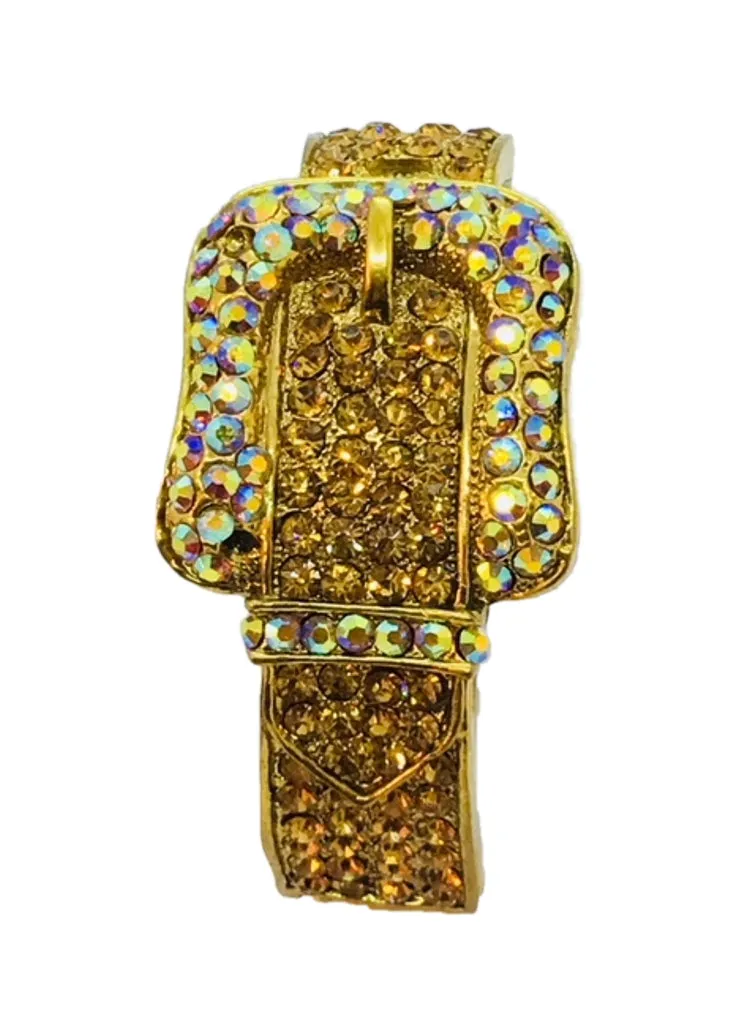 Blinged Out Buckle Bracelet