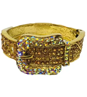 Blinged Out Buckle Bracelet