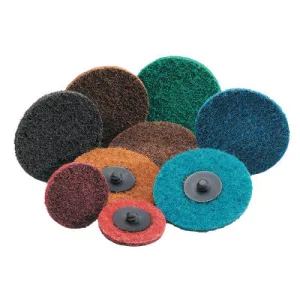 Carborundum Carbo Surface Prep Non-Woven Quick-Change Disc, Type III, 2", Extra Coarse, 05539554461