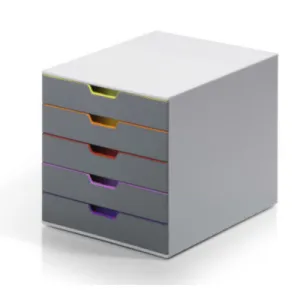 Cassettiera Durable a 5 Cassetti 28 x 29,2 x 35,6 cm