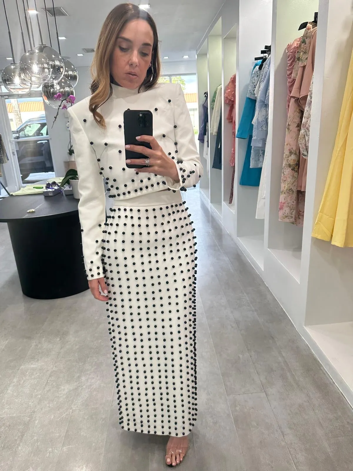 CHIC PEARL DOT SET